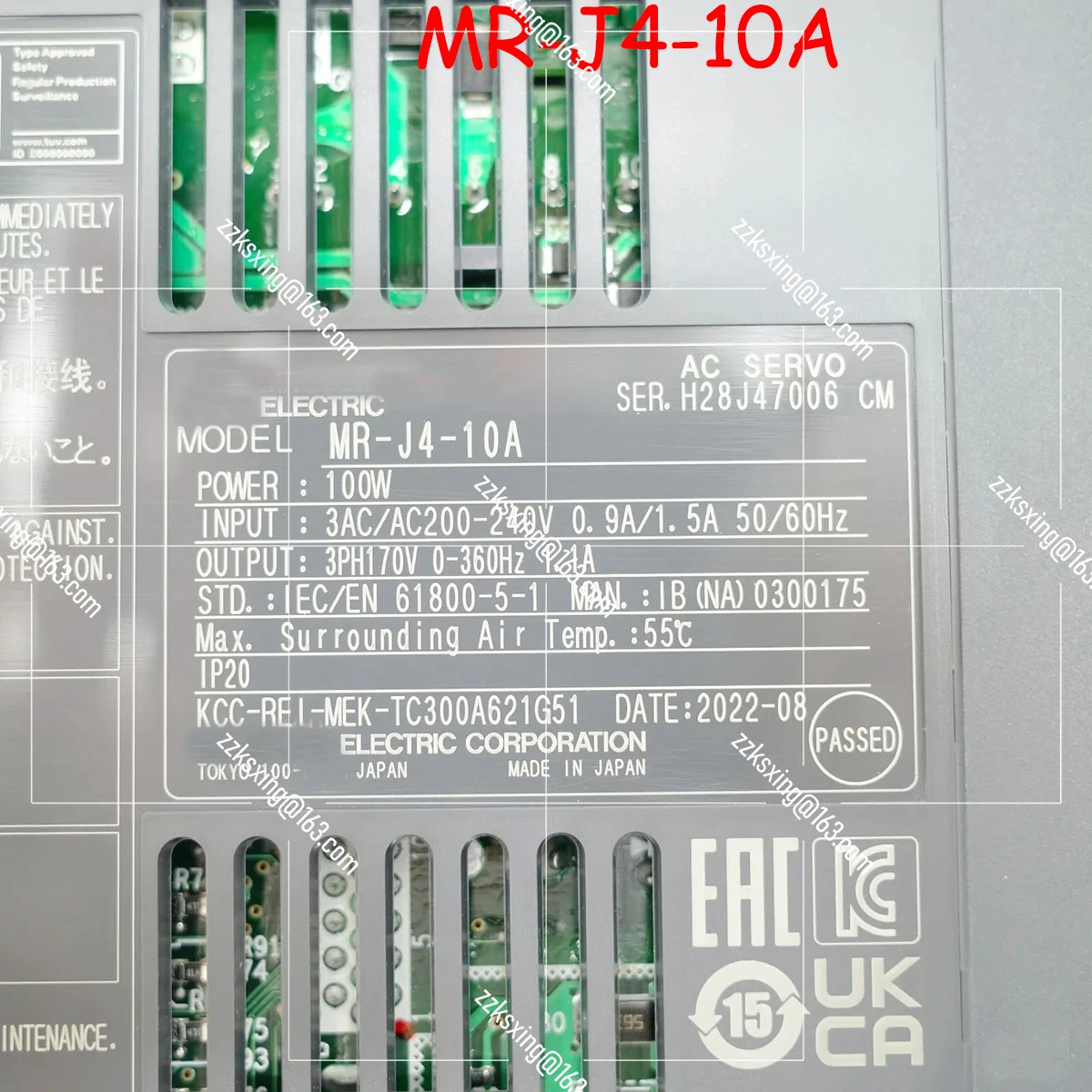 MR-J4-10A 오리지널 서보 드라이버 신