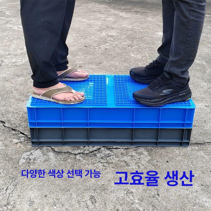 바스켓카트 박스카트 접이식 핸드 바구니 바퀴달린 손잡이 화물 대형운반보관 롤카트 - 상세 이미지 3