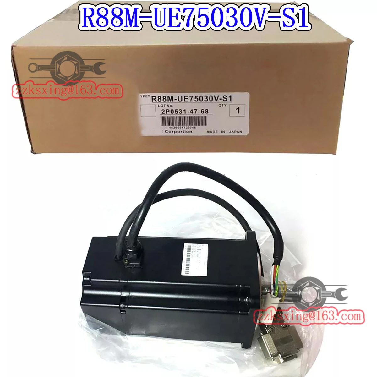 오리지널 AC 서보모터 R88M-UE75030V-S1