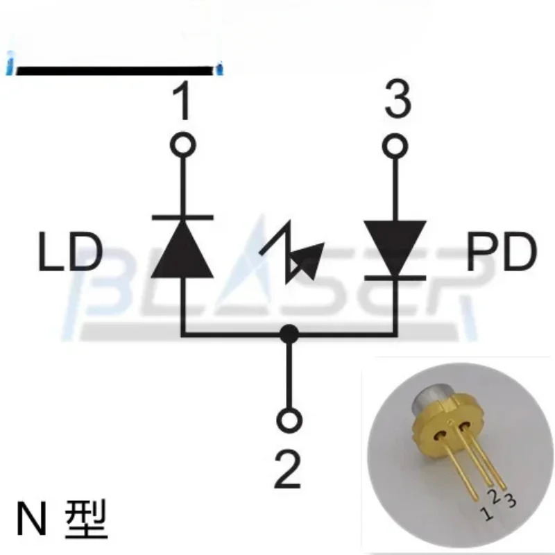 10PCS 635nm w 직경 9mm 주황색 빨간색 레이저 다이오드 N 형 LD-3038-023 TO-5