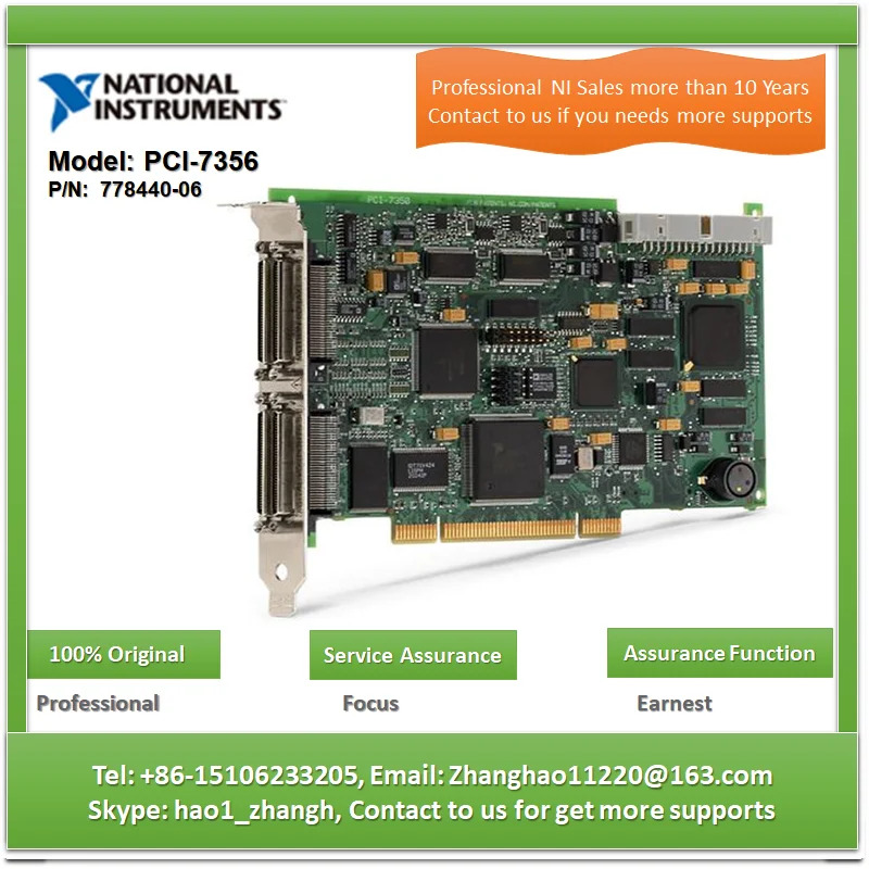 NI PCI-7356 6축 고성능 스테퍼/서보 모션 컨트롤러