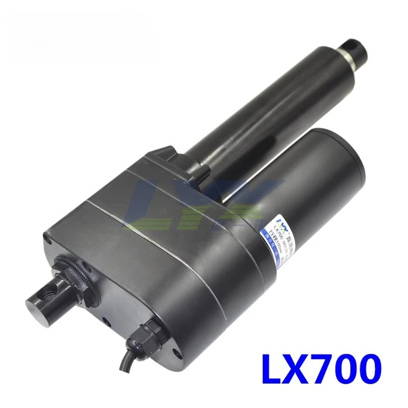 200MM 산업 추력 전기 푸시로드 선형 드라이버 DC 모터 금속 스테인레스 스틸