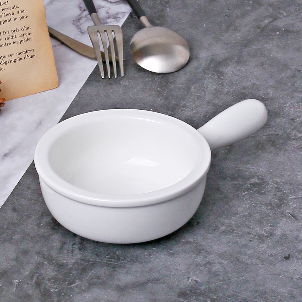 모디카 손잡이 스프볼 오븐 그라탕기 파스타 샐러드 포케 볼 그릇 12.5cm, 2호 - 상세 이미지 5