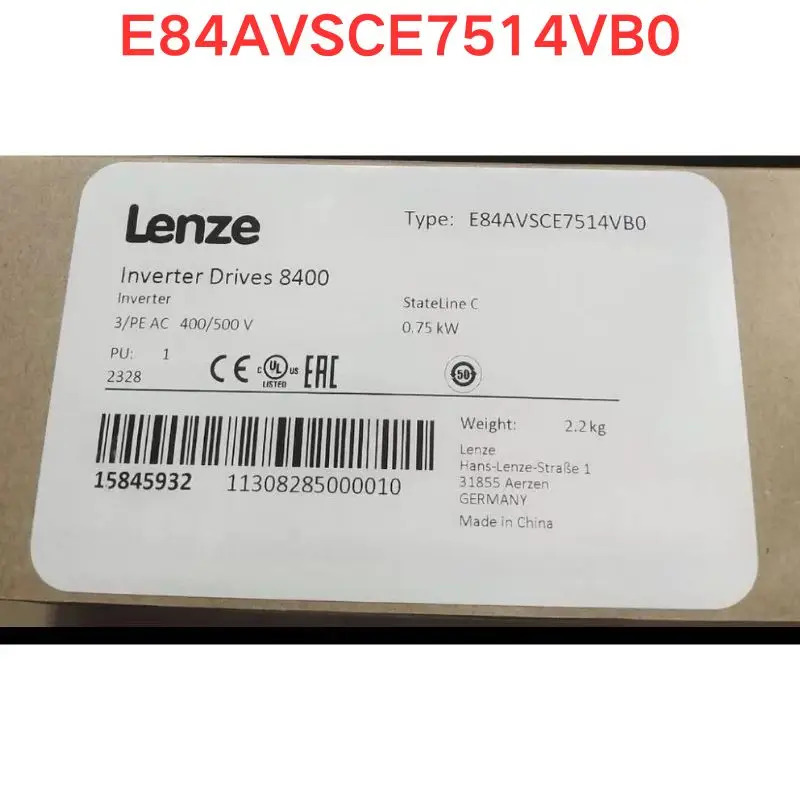 오리지널 E84SCE7514VB0 주파수 변환기 0.75KW