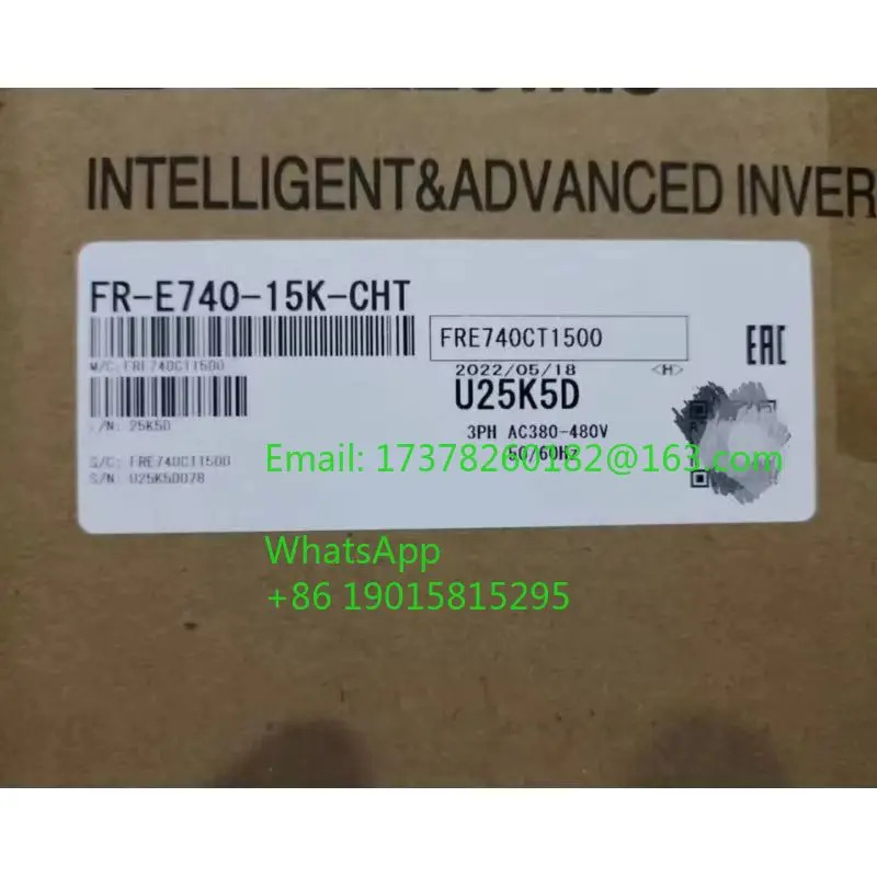 새 형 인버터 FR-E740-15K-CHT 시리즈