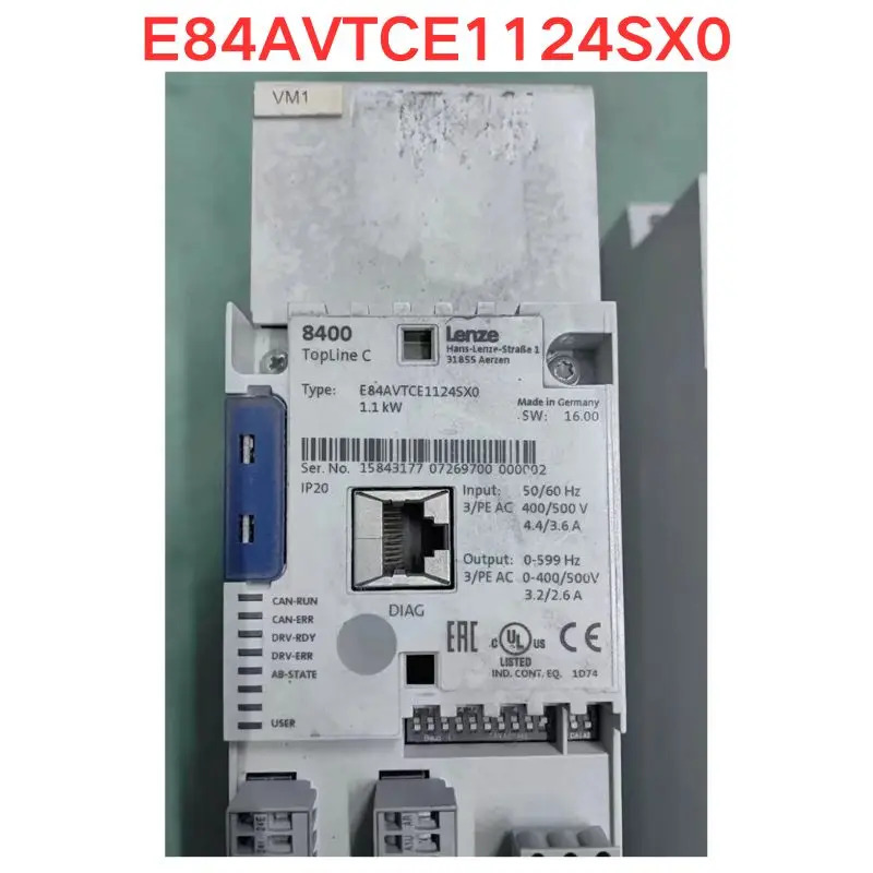 리퍼 E84TCE1124SX0 주파수 변환기 1.1KW 해체 기능 OK