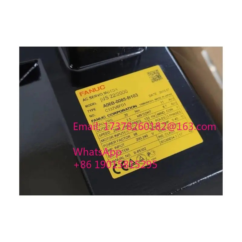 인코더가 포함된 FANUC A06B-0085-B103 서보모터
