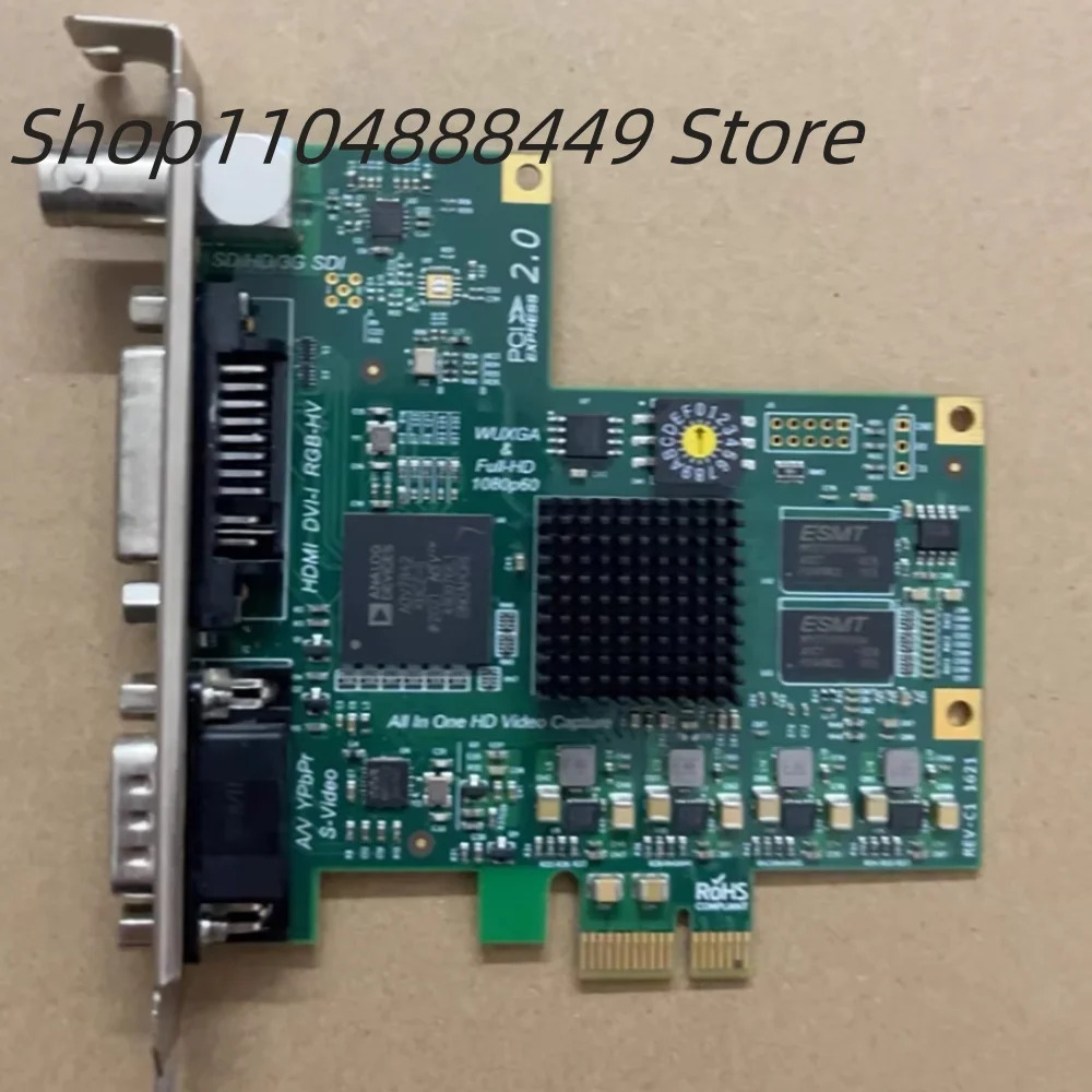 HDMI DVI-I RGB-HV 2K 단일 채널카드