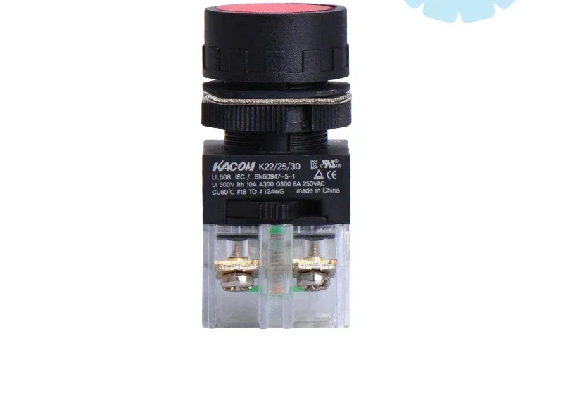 10PCS 자체 재설정 K22-21 전원 스위치 버튼 KACON 시작 정지