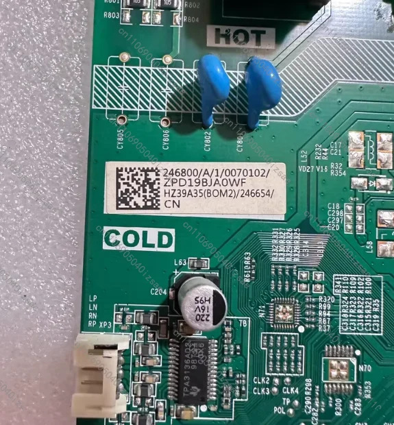 Hisense 부품 HZ39A35BOM2 메인보드 RSAG7.820.8622/ROH하며 기능이 정상적으로 작동하며 리퍼를 거쳤습니다.