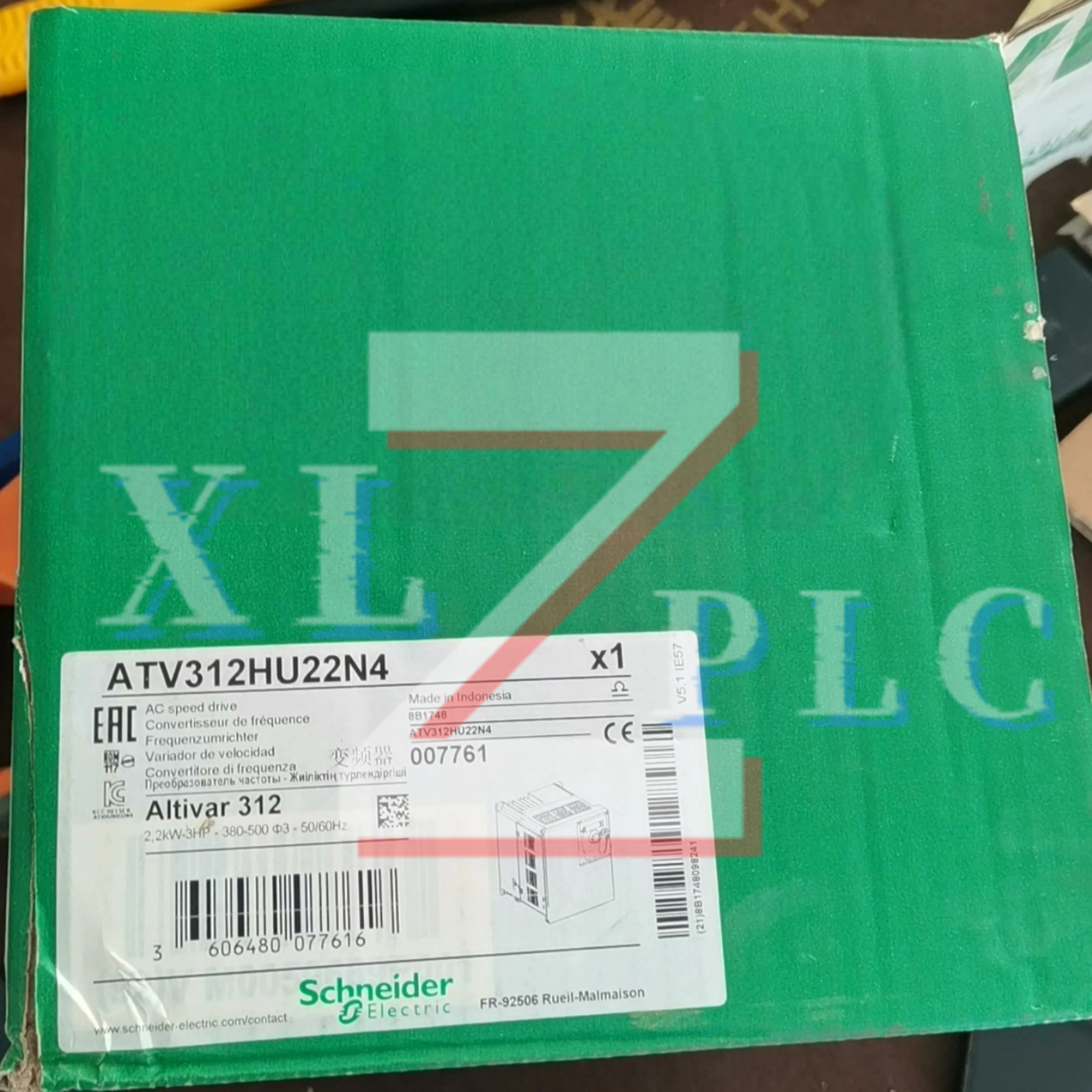 주파수 변환기 원본 ATV312HU22M2 200-240V 2.2KW ATV312HU22N4 380-500V