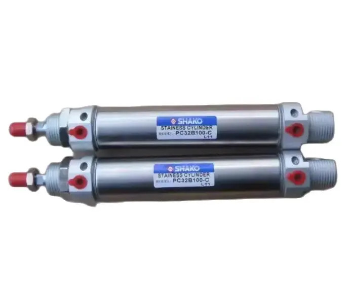 SHAKO 실린더 모델 PC20B25-C PC20 25 32 40B50 75 100 125 150 175 200 225 250 275/300-C PC32B100-C PC20B15