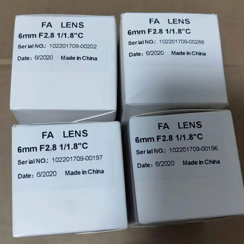 MVL-HF0628M-6MP 산업렌즈 고정 초점 25mm 1/1.8 인치 6 백만 픽셀 신