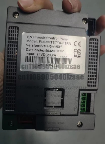 터치스크린 PL035-TST1A-F1RN 24VDC/0.2A 완전 작동 리퍼 완료
