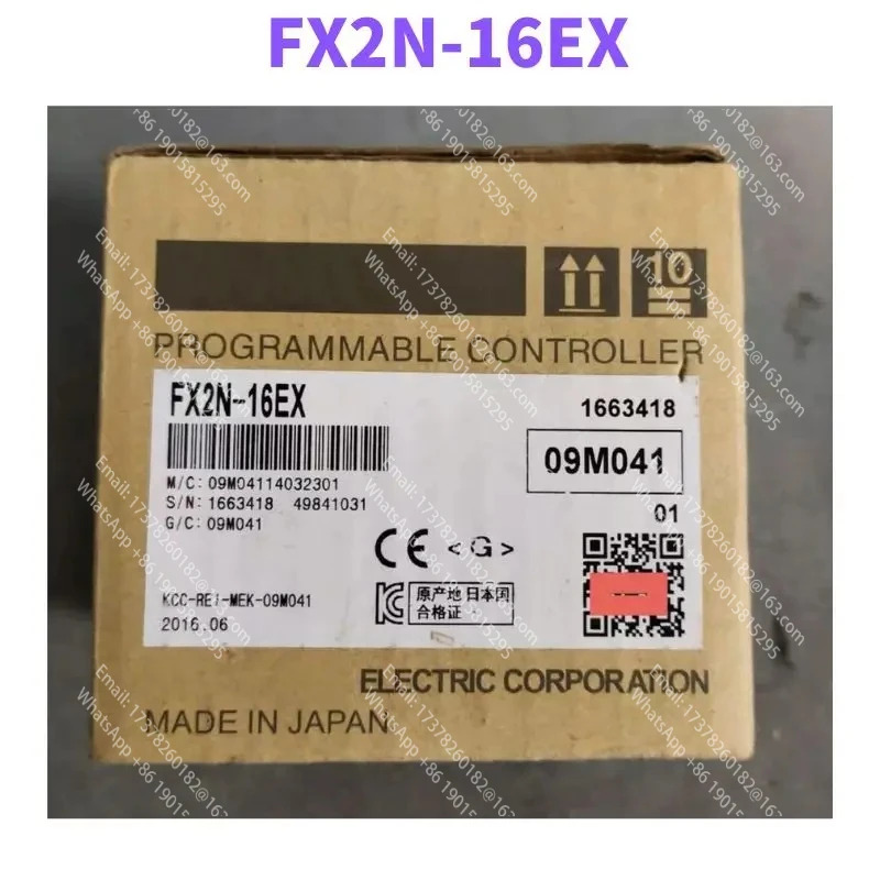 FX2N-16EX 오리지널 PLC 모듈