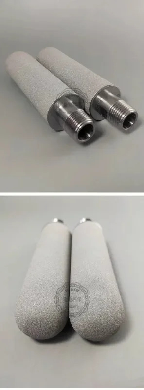 티타늄 니켈 합금 샘플링 프로브 분석 필터 카트리지 연기 온라모니터링 액세서리