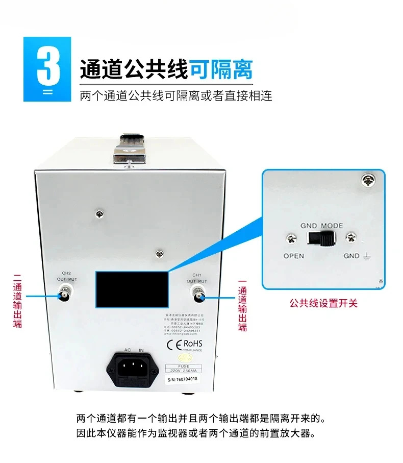 TVT-322 AC 단일 이밀리볼트 미터 고정밀 듀얼 채널 전압계 50HZ/60