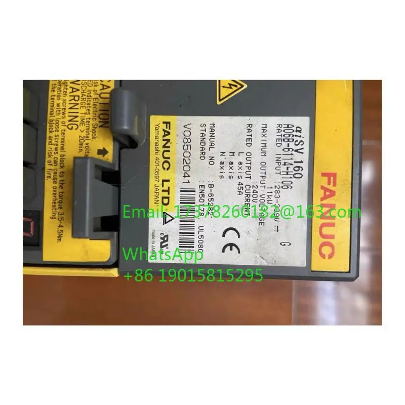 리퍼 A06B-6114-H106 A06B 서보 드라이브 완료
