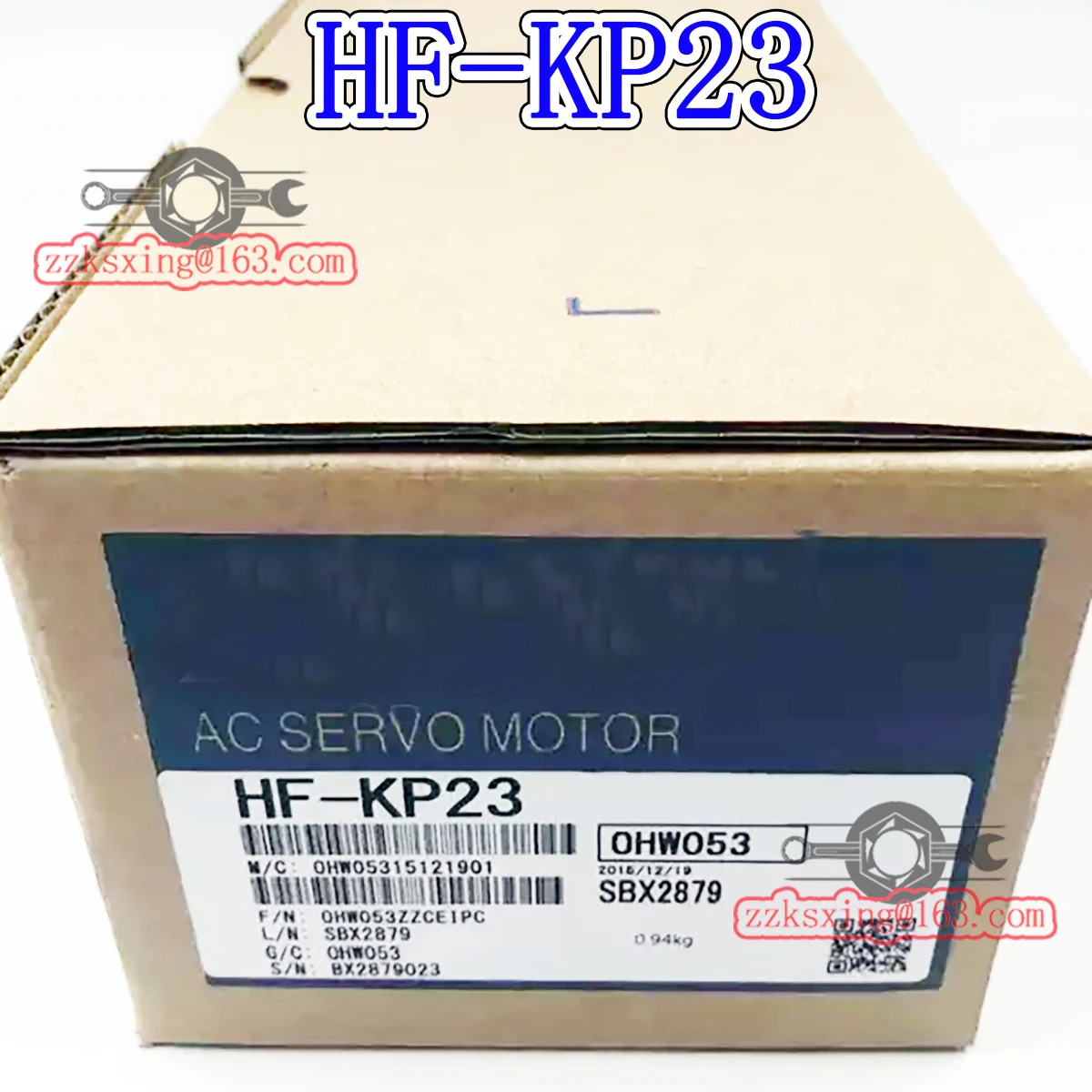 오리지널 AC 서보모터 내 신 HF-KP23