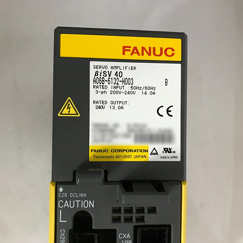 A06B-6132-H003 CNC 컨트롤러Fanuc 서보 증폭기는 OK A06B6132H003을 리퍼했습니다.