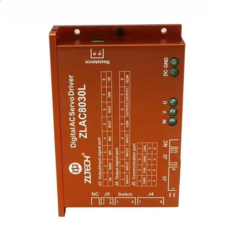 Zltech Ds301 Ds402 Modbus RTU 30A 60A 20V-60V 500W 로봇브러시리스 3상 DC 허브 서보모터 증폭기 드라이버