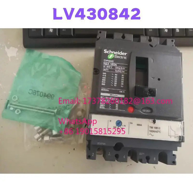 오리지널 LV 430842 성형 케이스 회로차단기