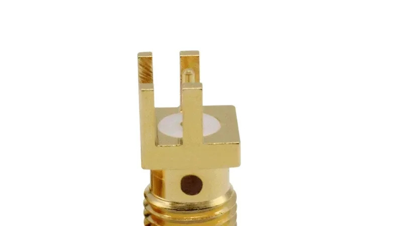 SMA-KE 오프셋 각도 SMA-KHD 소켓 암 베이스 풋 외부 나사 내부 구멍 간격 1.6mm 리퍼 50 개 포장