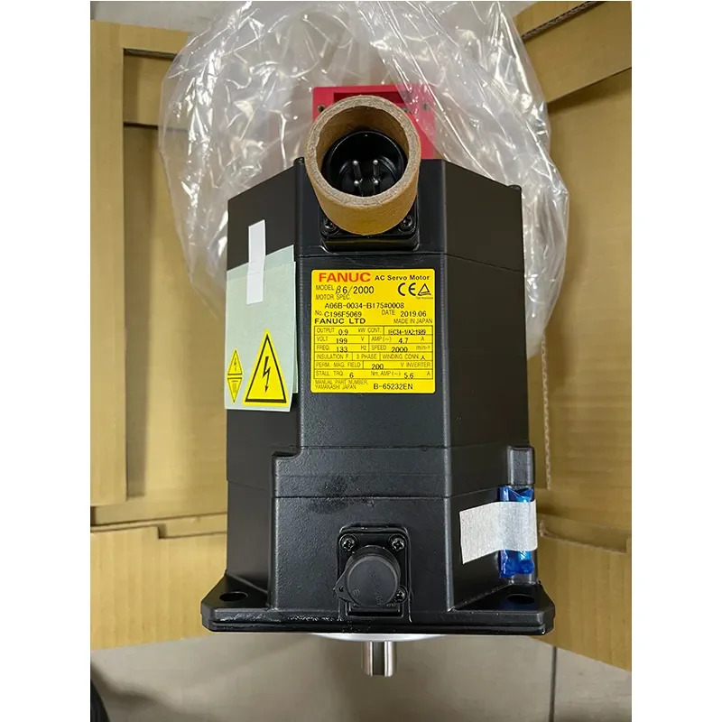 A06B-0034-B177 CNC 기계Fanuc AC 서보모터 12개월 A06B0034B177