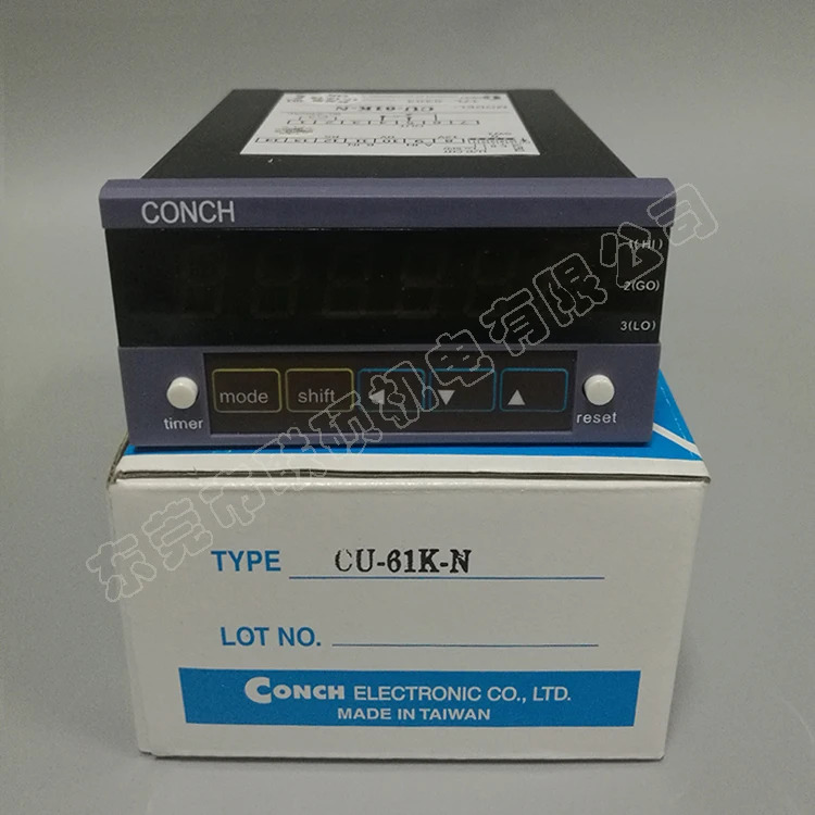 대만 Qisheng CONCH 카운터 CU-61K-N CU-61K-P 6 비트 1 단계 설정 디스플레이