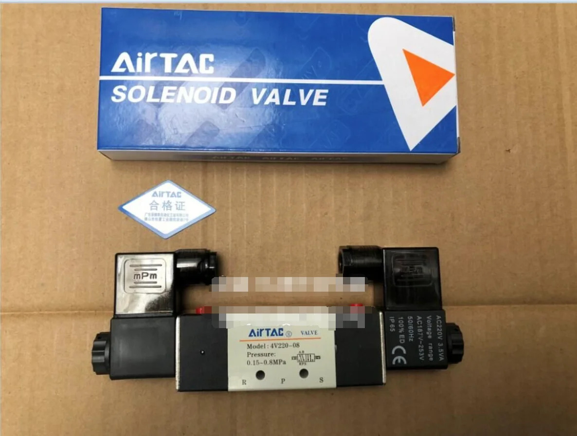 AirTAC 솔레노이드 밸브 신 4V220-08-A AC220V
