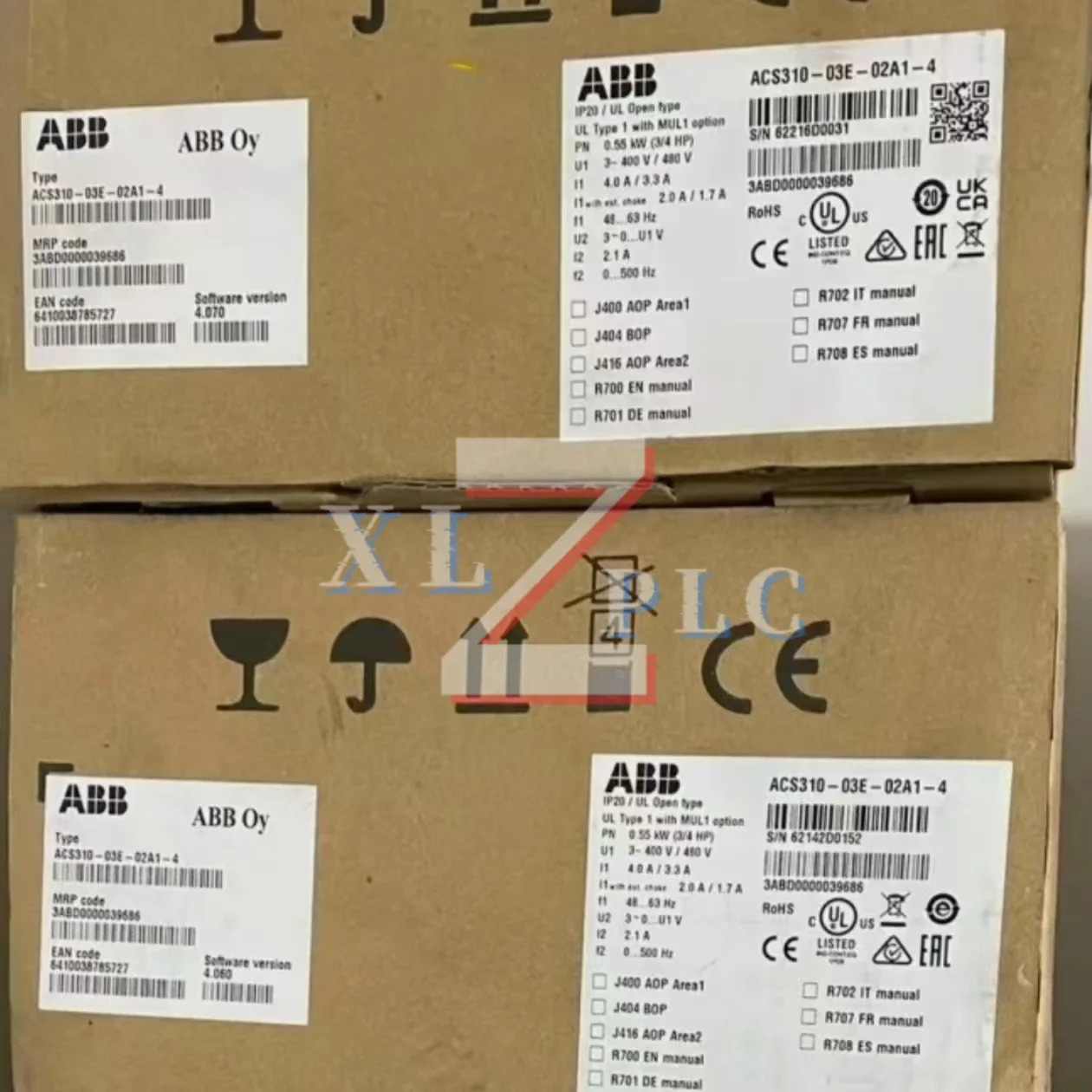 주파수 변환기 ACS310-03E-01A3-4 ACS310-03E-02A1-4 신규