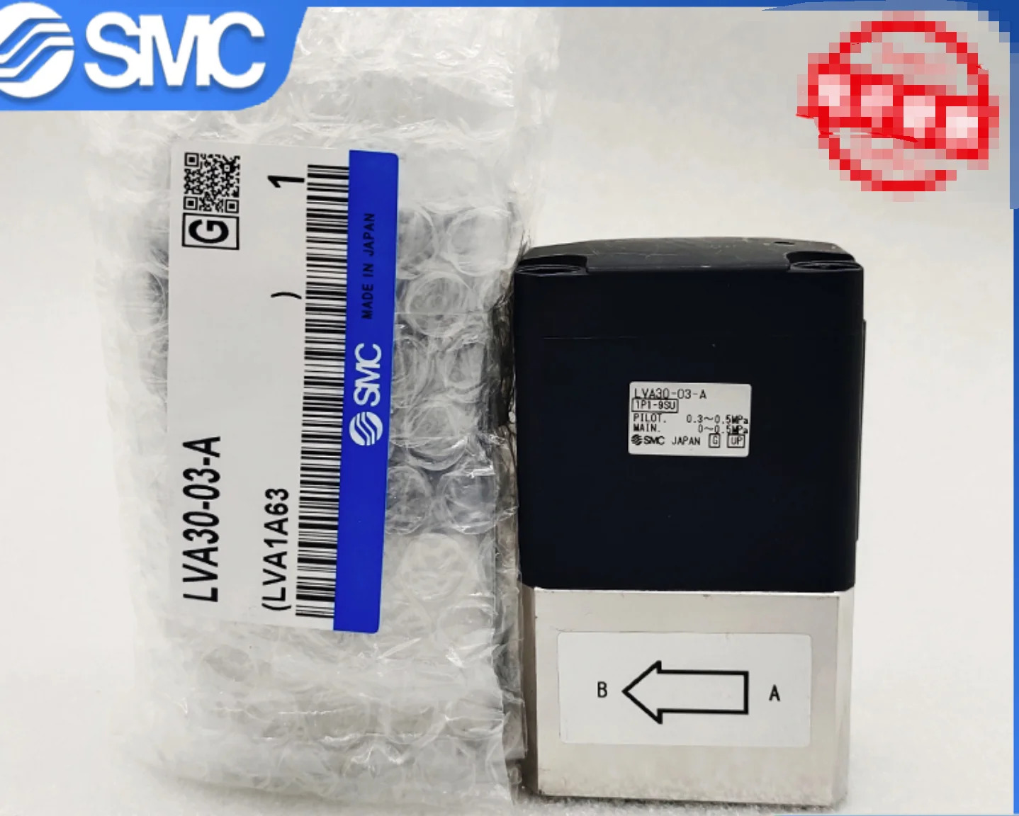 SMC 공압 밸브 LVA30-03-A 신