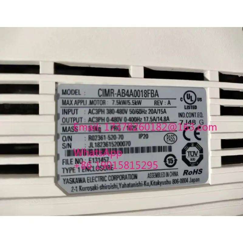 CIMR-AB4A0018FBA 인버터 리퍼 완료