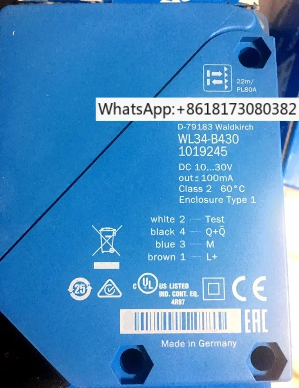 오리지널 독일 광전스위치 WL34-B430 WL34-R230 신