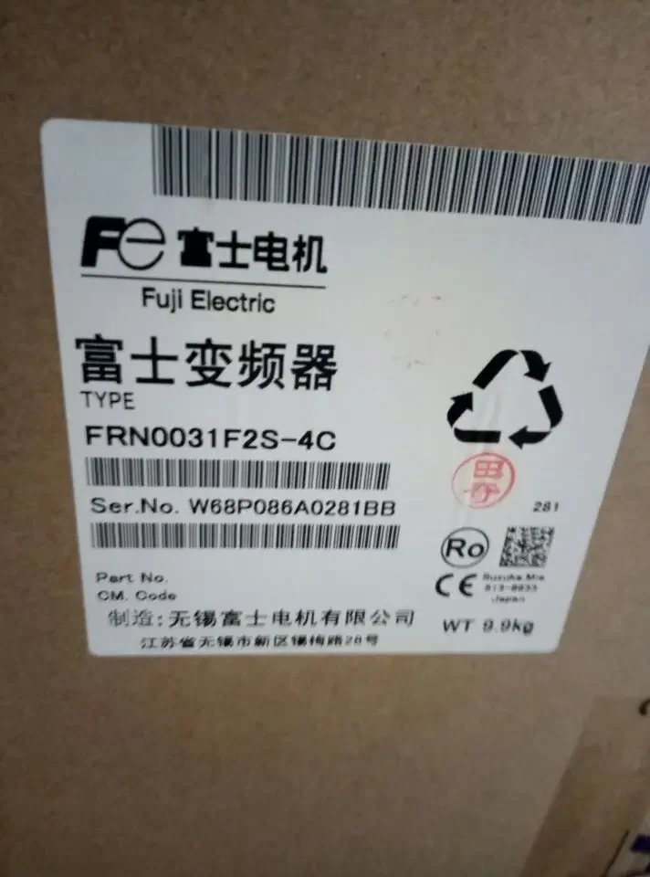 후지 주파수 변환기 FRN0031F2S-4C FRN0037F2S-4C 1518.5KW38 0V 냉각팬 워터 펌프