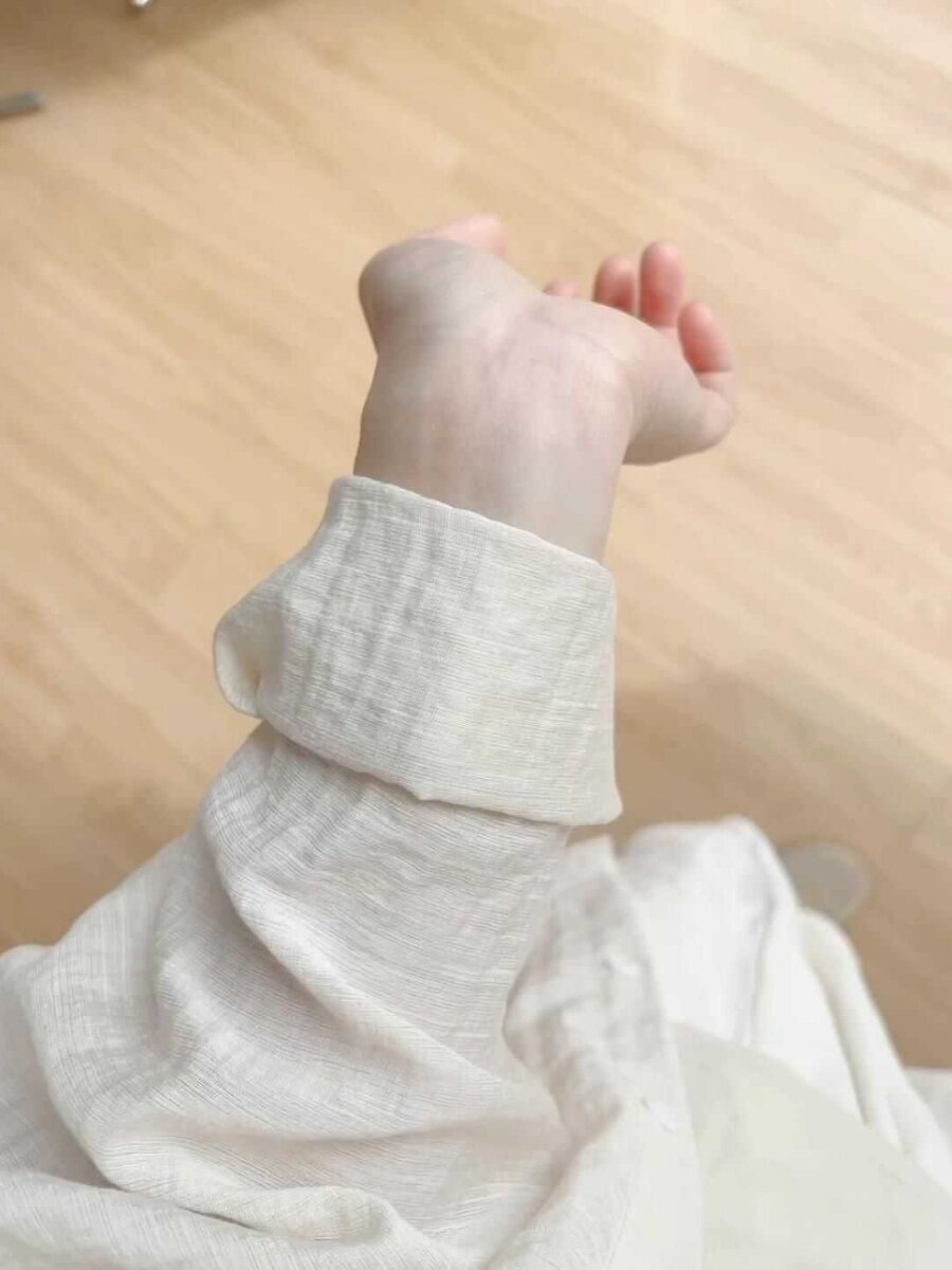 여성 텐셀 린넨 셔츠 여름 루즈핏 커버업 살구 S - 상세 이미지 5