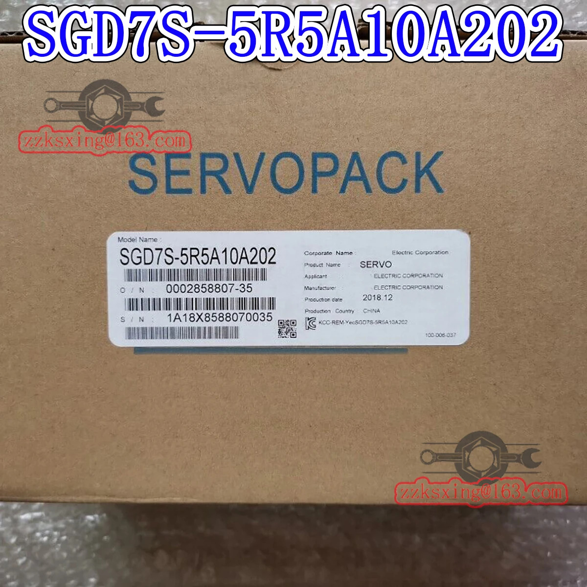SGD7S-5R5A10A202 오리지널형 AC 서보 드라이버