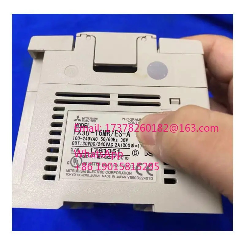 리퍼 FX3U-16MR/ES-A PLC 모듈 완료