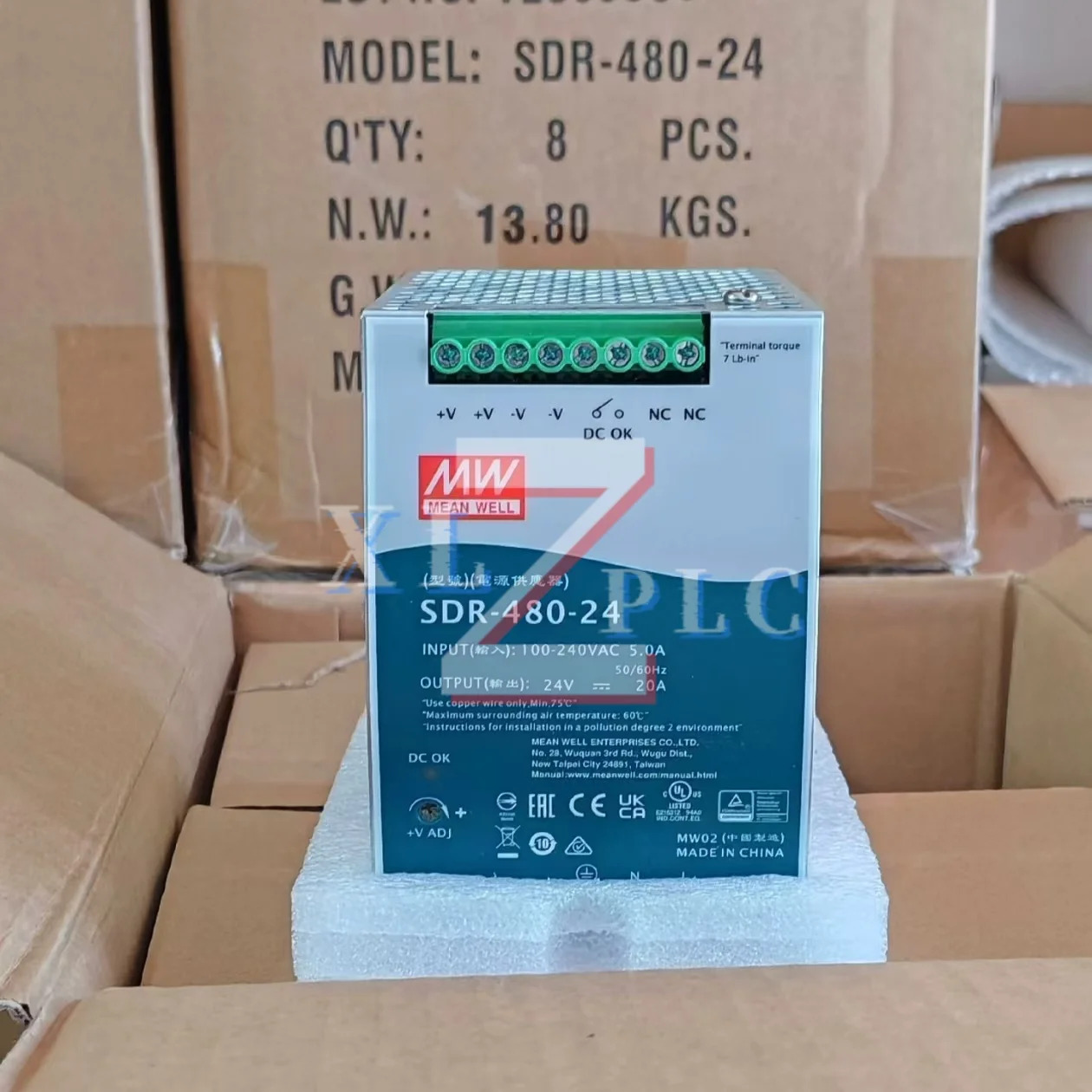 NES-350-5 SDR-480-24 신규 입고 전원공급장치