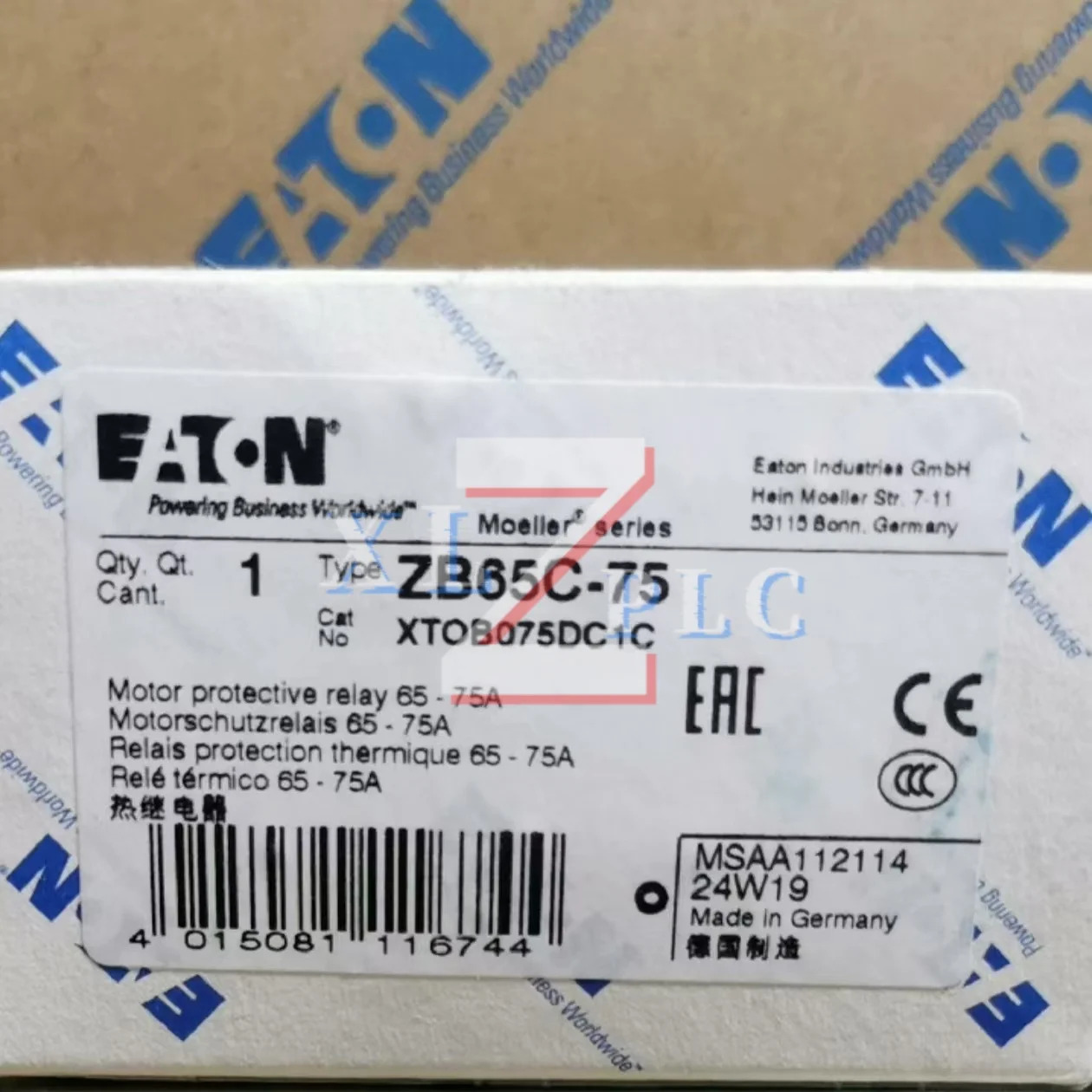 열 과부하 릴레이 원본 ZB65C-57 ZB65C-65 ZB65C-75