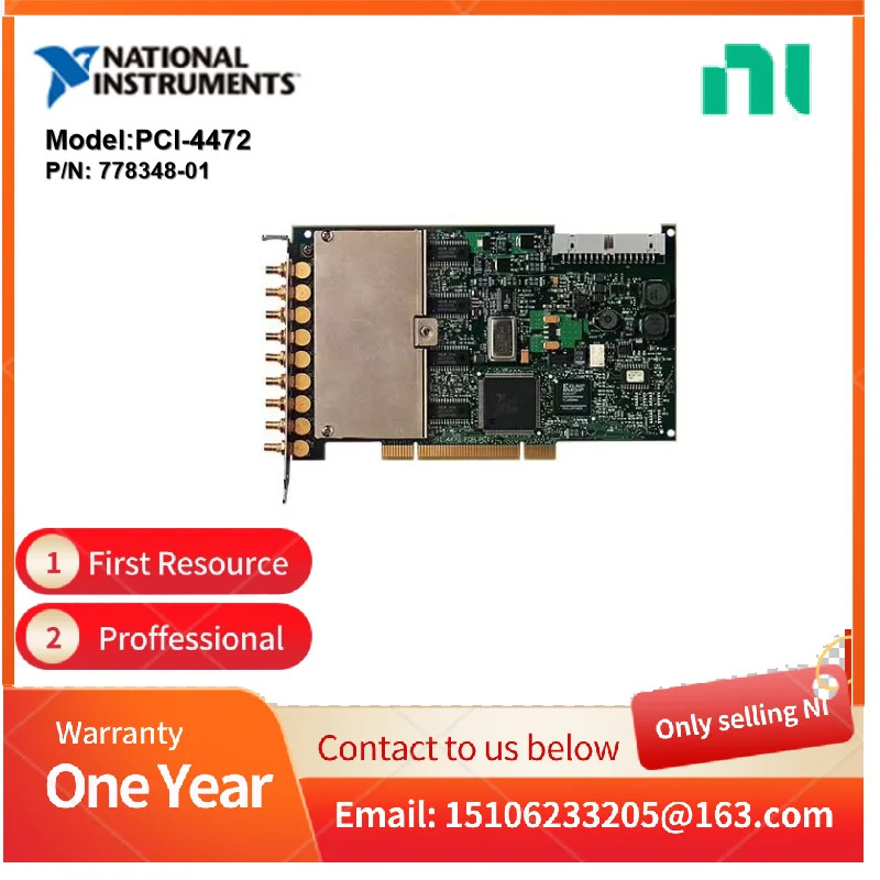 NI PCI-4472 동적 신호모듈 24 비트 8채널 778348-01