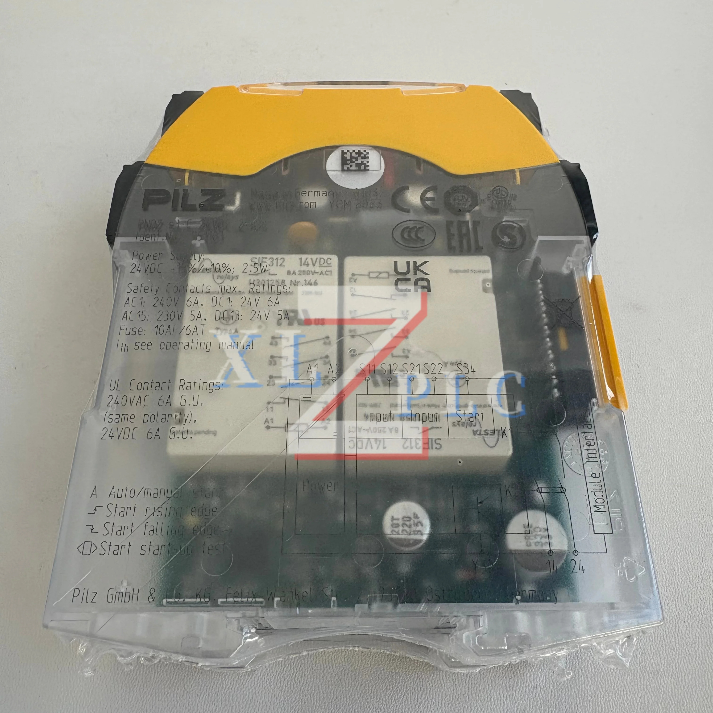 오리지널 751103 PNOZ s3 C 24VDC 2 n-o