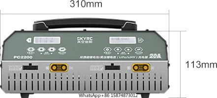 SKYRC 혁신적농업 보호 항에어 드론 12S 고압 충전기 PC2200W/20A