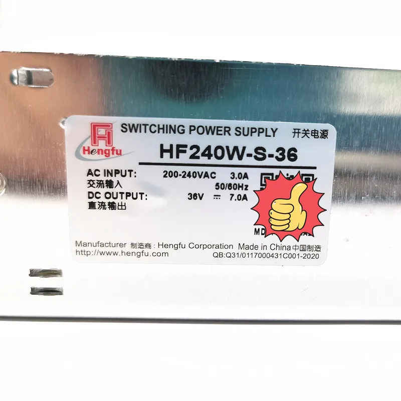 HF240W-S-36l 스위치 전원공급장치 36V 7A 엘리베이터 부품 리프트 액세서리