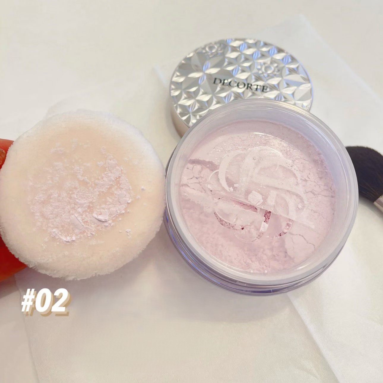 데코르테 루스 파우더 02 루센트 라일락, 20g - 상품 이미지
