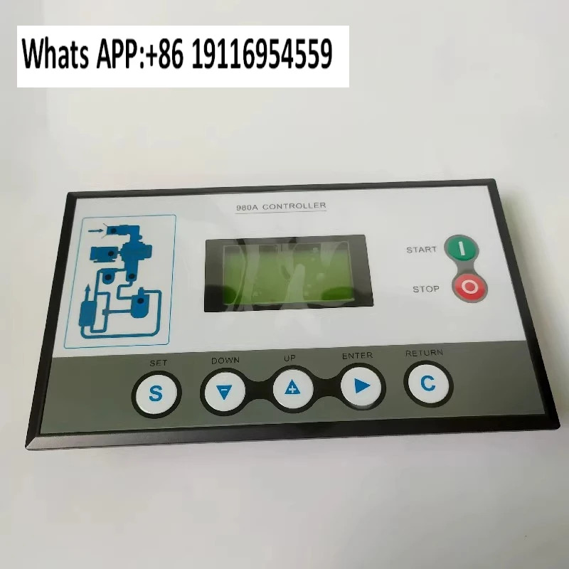 오리지널 MAM-980A 스크류 에어 컴프레서 컨트롤러 컴퓨터 보드 모니터 통합 제어판