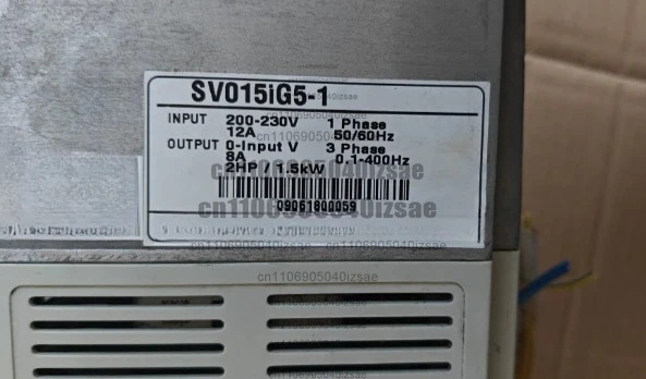 주파수 변환기 SV015iG5-1 1.5KW 220V 완전 작동 리퍼 완료