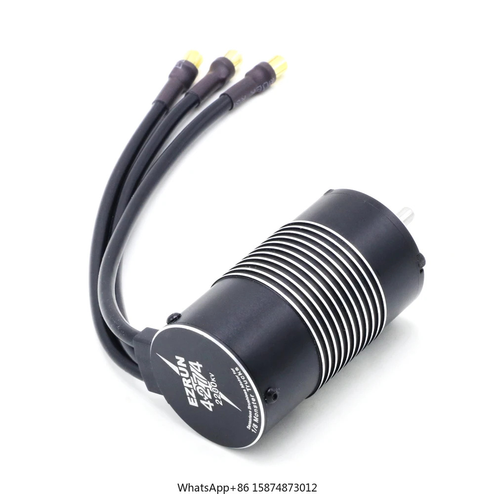 EzRun 1/8 RC 자동차 트럭방수 브러시리스 ESC T / TRX 플매트 카펫 러그 4274 2200KV 모터 LED 프로그래밍 Max8 v3 150A