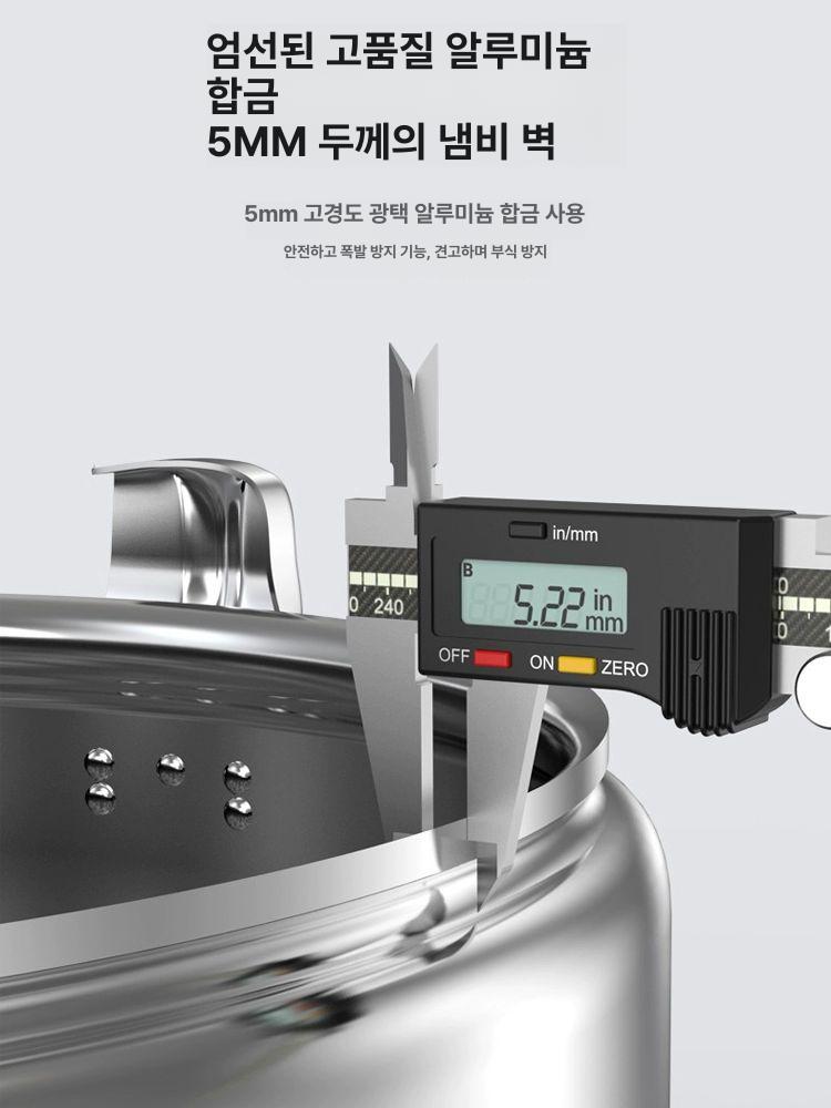 식당용 냄비 찜솥 가스 대형압력솥 영업용 대형밥솥 업소용밥통 대용량압력솥 요리 - 상세 이미지 4