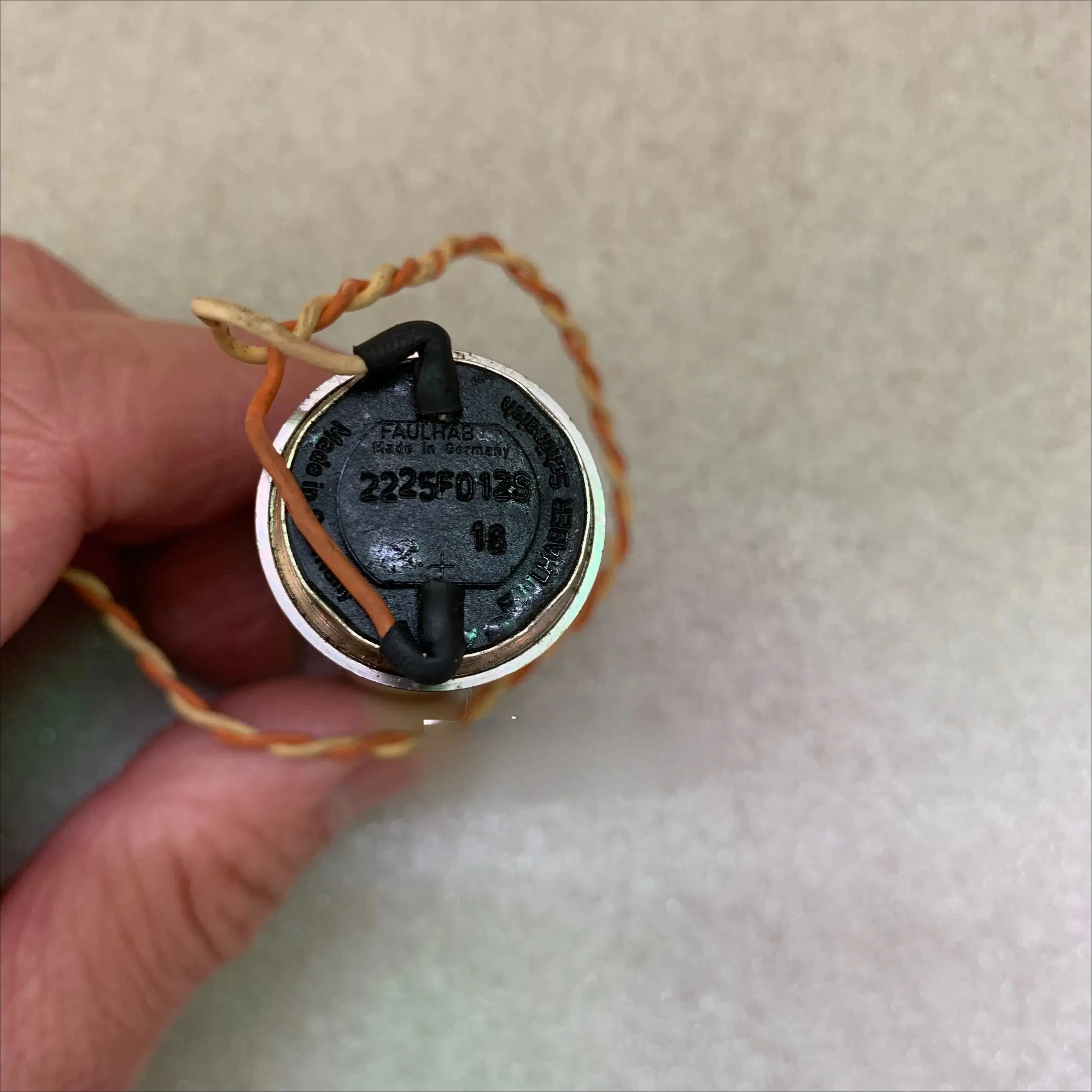 독일 Faulhaber 컵 DC 감속기 모터 222SF012S 22/2 97.31 12V